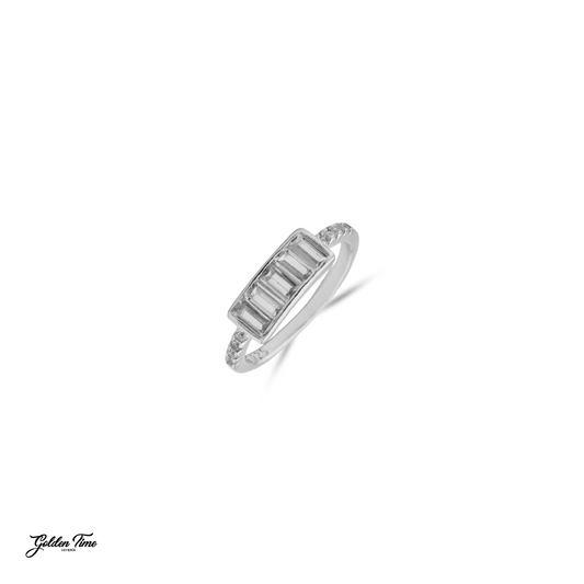 ANILLO BARRA BRILLANTE