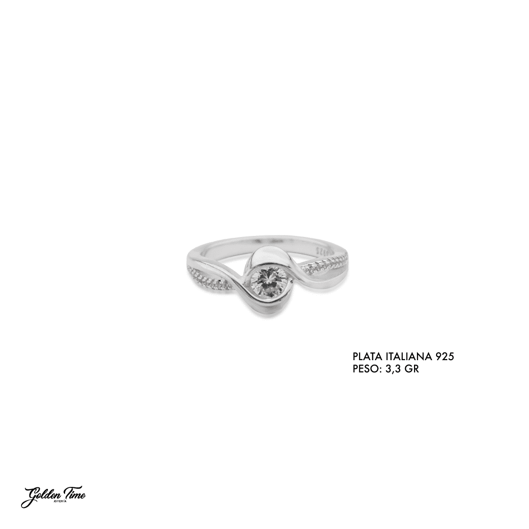 ANILLO ONDA BRILLO