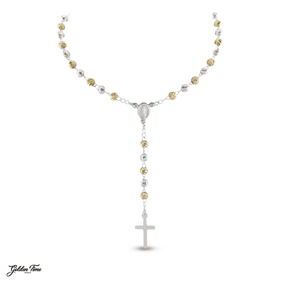 CAMANDULA ORO Y PLATA