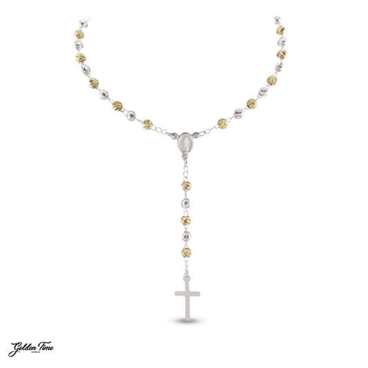 CAMANDULA ORO Y PLATA