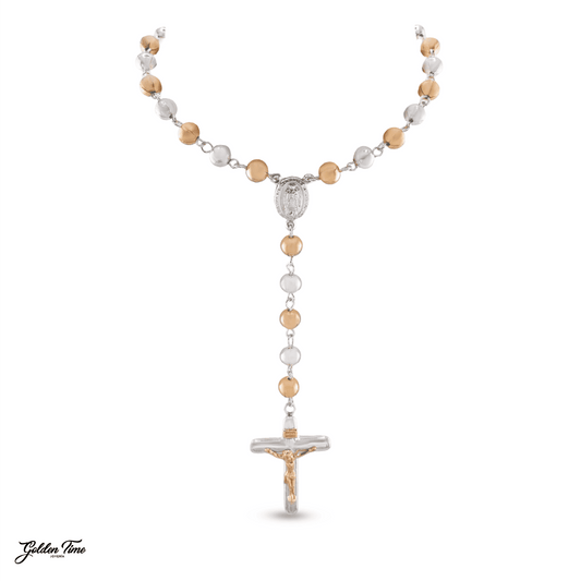 CAMANDULA ORO Y PLATA