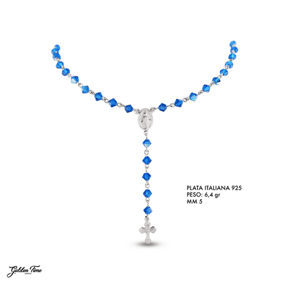 CAMANDULA MURANO AZUL