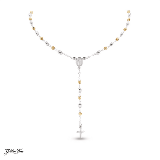 CAMANDULA ORO Y PLATA