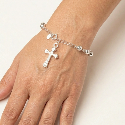 PULSERA DENARIO PLATINO