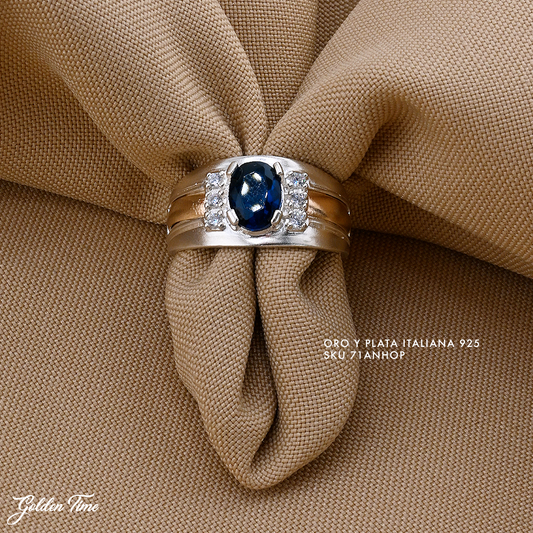 ANILLO PIEDRA CENTRAL
