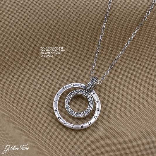 CADENA DOBLE CIRCULO
