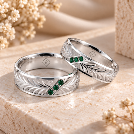 SET DE 2 ARGOLLAS PLATA 20