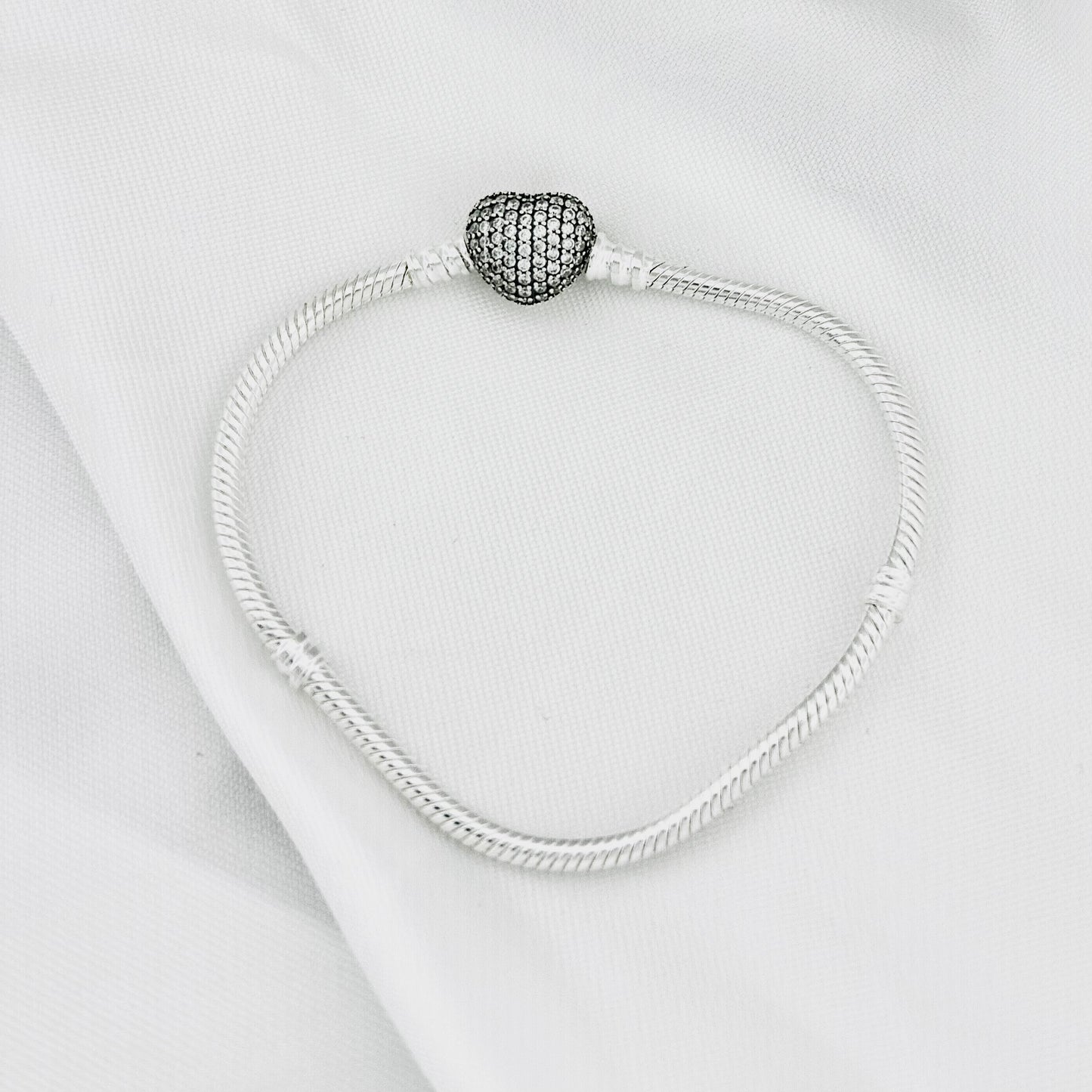 BRAZALETE CORAZÓN PAVÉ