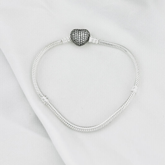 BRAZALETE CORAZÓN PAVÉ