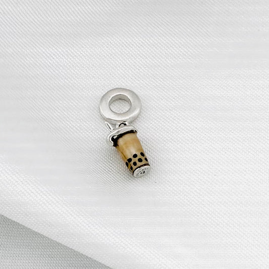 Charm Colgante Té con Burbujas Cristal de Murano
