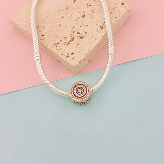 CHARM ESCUDO DE CAPITÁN AMÉRICA