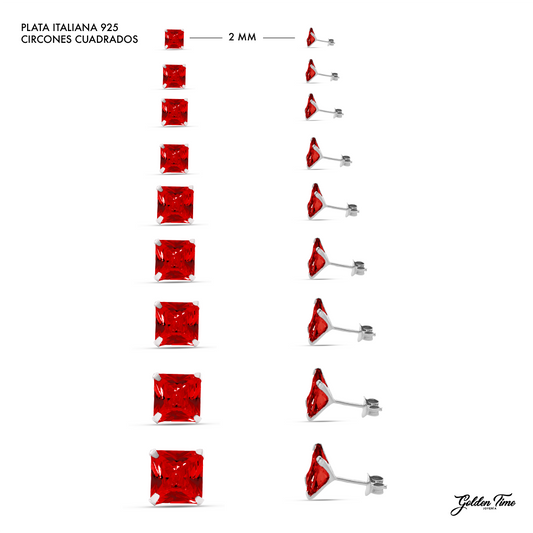 CIRCONES CUADRADOS ROJOS