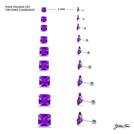 CIRCONES CUADRADOS MORADOS