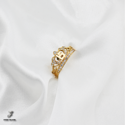 ANILLO 15 AÑOS CORONA DE REINA