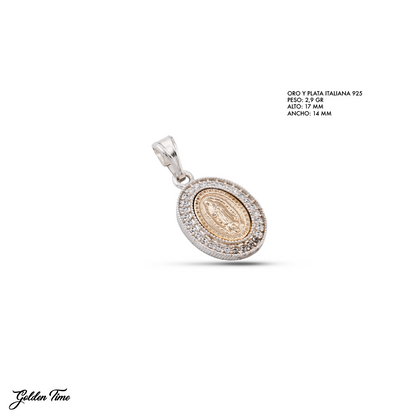 DIJE GUADALUPE MULTICOLOR