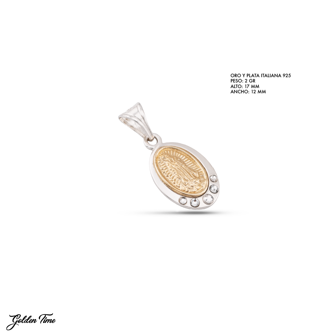 DIJE GUADALUPE CRISTAL