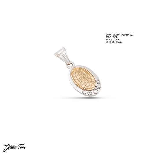 DIJE GUADALUPE CRISTAL