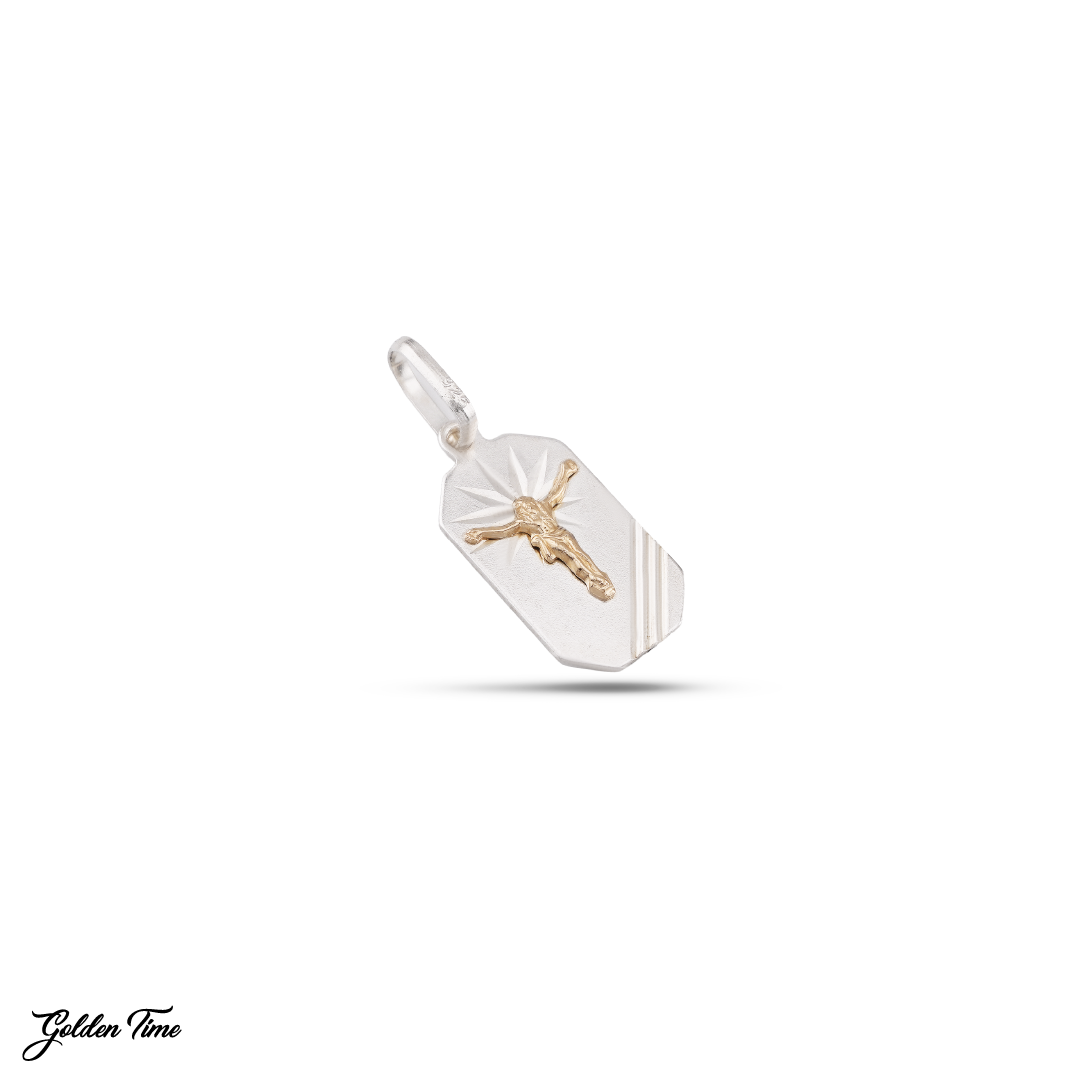 DIJE CRISTO RECTANGULAR