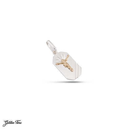 DIJE CRISTO RECTANGULAR