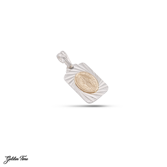 DIJE MILAGROSA RECTANGULAR