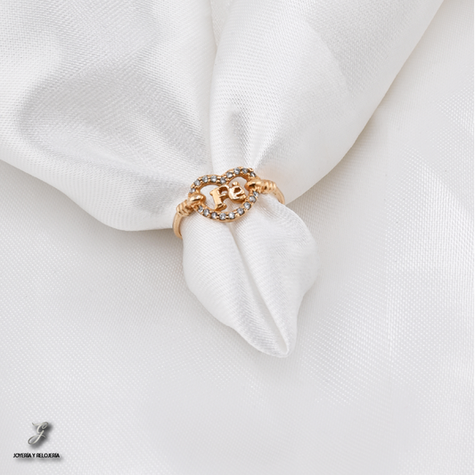 ANILLO CORAZÓN FE