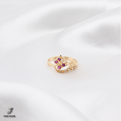 ANILLO QUINCEAÑERA VUELO MÁGICO