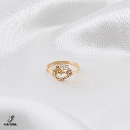 ANILLO QUINCEAÑERA DOS MUNDOS