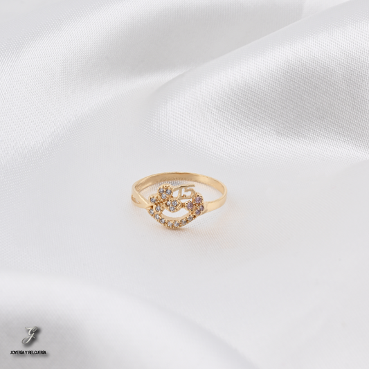ANILLO QUINCEAÑERA DOS MUNDOS