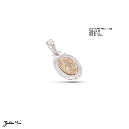 DIJE MILAGROSA AUREA