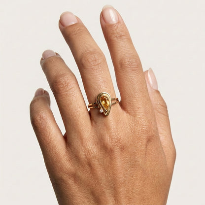 ANILLO LÁGRIMA DE SOL