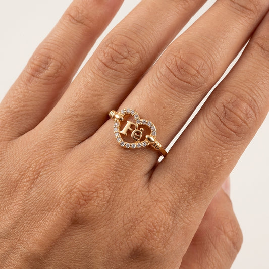 ANILLO CORAZÓN FE