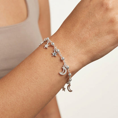 PULSERA LUNA ESTRELLA ORBITA