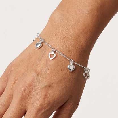 PULSERA CORAZÓN VORTICE