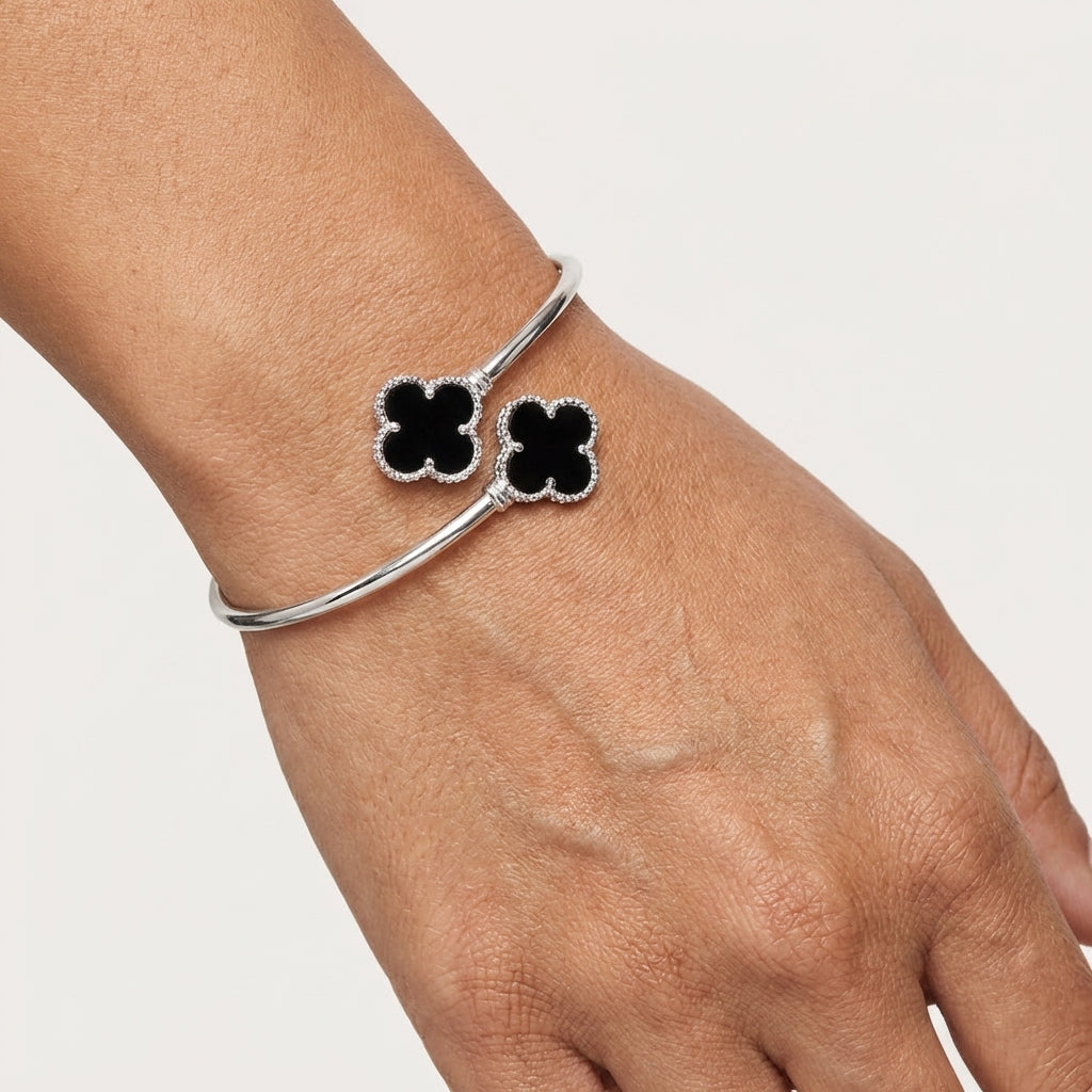 BRAZALETE DUO TRÉBOL MAJESTIC