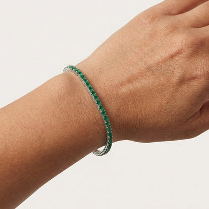 PULSERA TENNIS VIBRANT GREEN