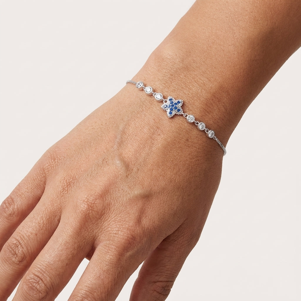 PULSERA ESTRELLA AZUL
