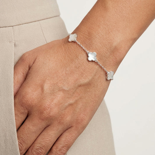 PULSERA TRIO TRÉBOL MISTIQUE