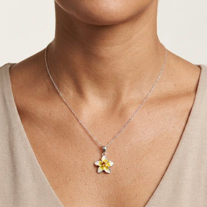 CADENA ETERNA FLOR AMARILLA