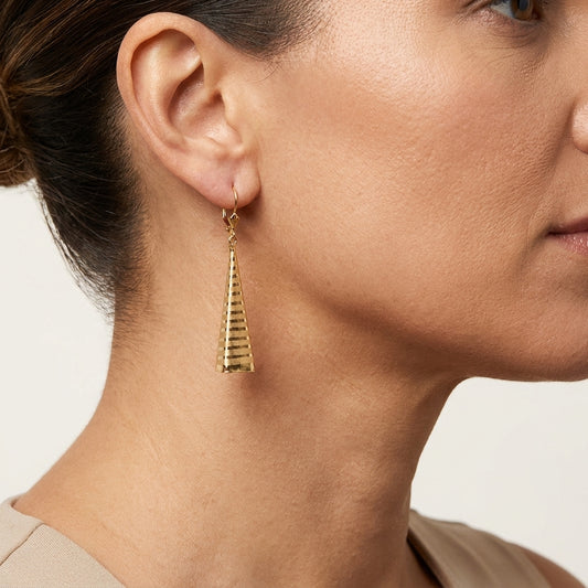 ARETES CONO MARTILLADO