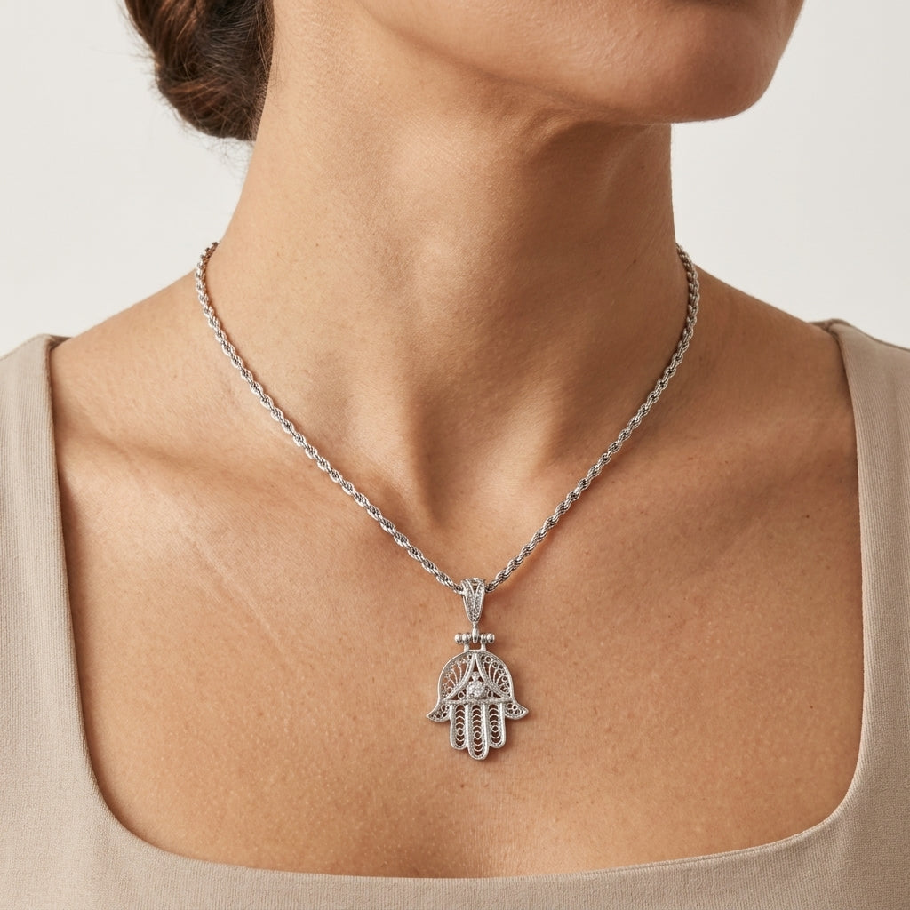 DIJE MANO DE HAMSA
